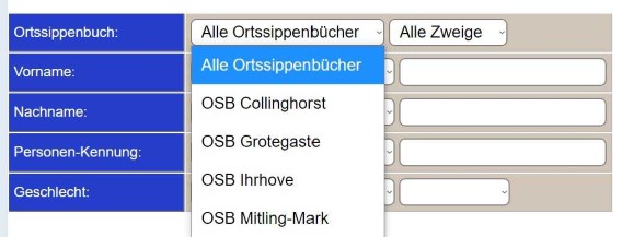 Auswahl eines OSB